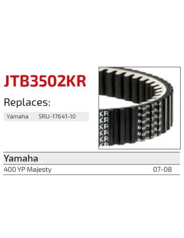 correa moto jt kevlar yamaha premium jtb3501kr