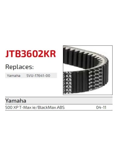 correa moto jt kevlar yamaha premium jtb3602kr