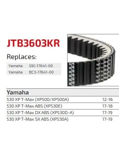 correa variador moto jt kevlar yamaha premium jtb3603kr 2