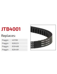 correa de transmision moto jt sprockets premium jtb4001 2