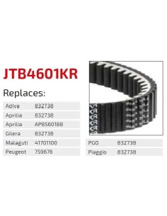 correa moto jt kevlar piaggio premium jtb4403kr 2