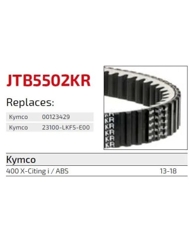 correa moto jt kevlar kymco premium jtb5501kr