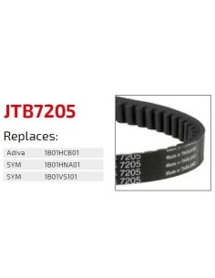 correa de transmision moto jt sprockets premium jtb7205 2