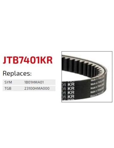 correa moto jt kevlar suzuki premium jtb2501kr