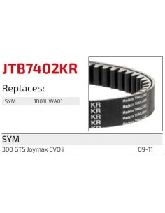 correa moto jt kevlar sym premium jtb7403kr 2