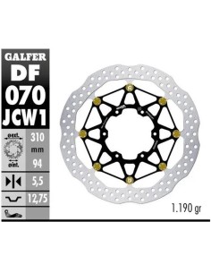 disco freno moto galfer wave flotante delantero df