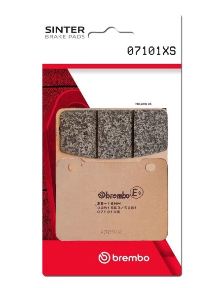 pastillas de freno moto brembo sinterizadas 07001xs