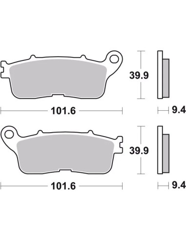 pastillas de freno moto brembo sinterizadas 07ho60sp