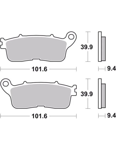 pastillas de freno moto brembo sinterizadas 07ho60sp