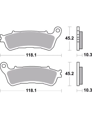 pastillas de freno moto brembo sinterizadas 07ho60sp