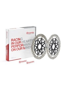 pareja de discos de freno delanteros brembo racing t drive ref 208a98525