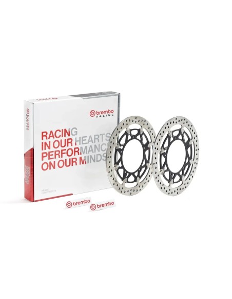 pareja discos de freno brembo racing t drive 320mm 208a98548