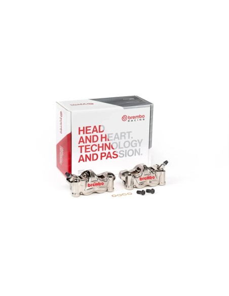 pinzas de freno radiales brembo racing gp4 rx cnc p4 32 100mm 220b01020