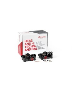 pinzas de freno radiales brembo racing cnc p4 32 cafe racer 484 100mm