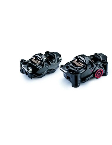 pinzas de freno radiales brembo racing cnc p4 32 cafe racer 484 100mm
