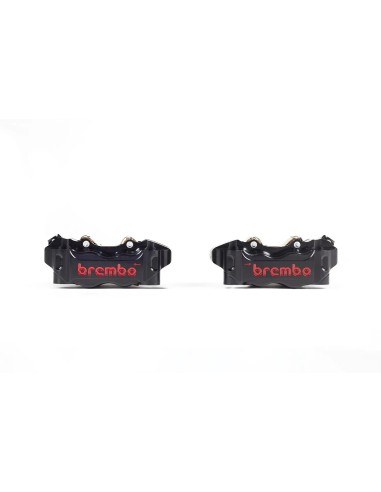 pinzas de freno brembo racing negro gp4 rb 108mm 220b47340