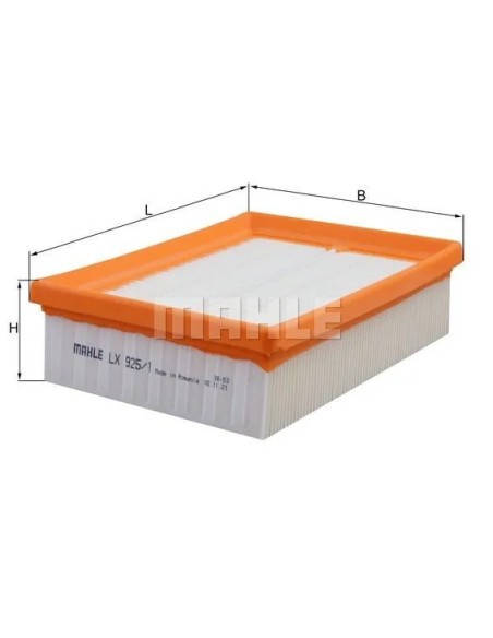 filtro de aire mahle para moto ktm lx9251