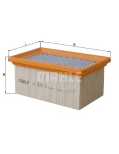 filtro de aire mahle lx9842 2