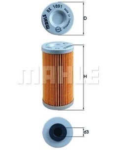 filtro de aceite mahle ox1091