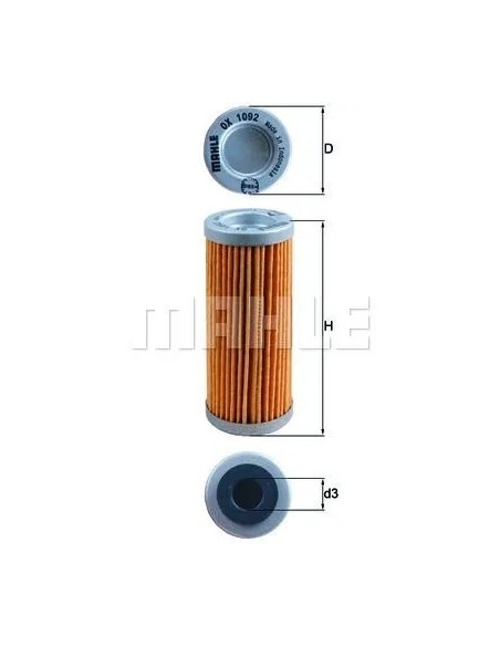 filtro de aceite mahle ox1092