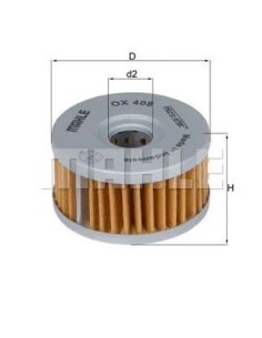 filtro de aceite mahle ox408