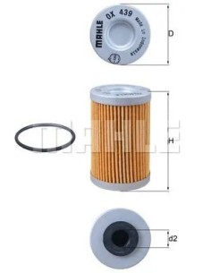filtro de aceite mahle ox439d