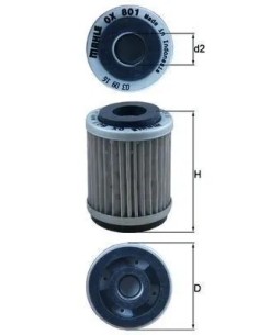 filtro de aceite mahle ox801 2