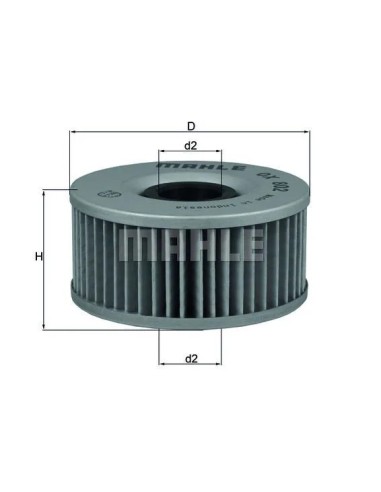 filtro de aceite mahle ox802