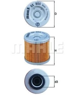 filtro de aceite mahle ox805