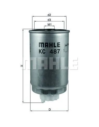 filtro de aceite mahle ox970