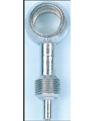 banjo de moto recuperable cromado frentubo b1620