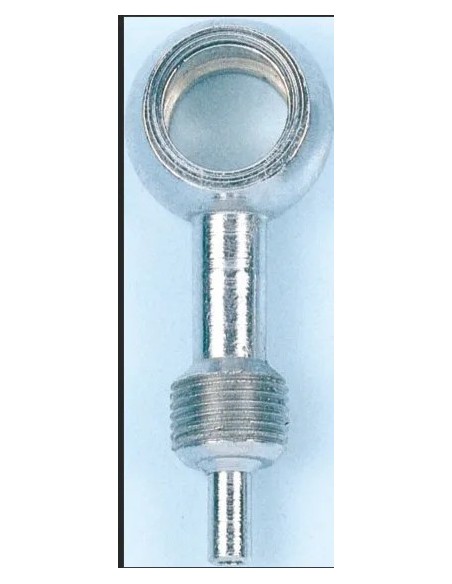 banjo de moto recuperable cromado frentubo b1620