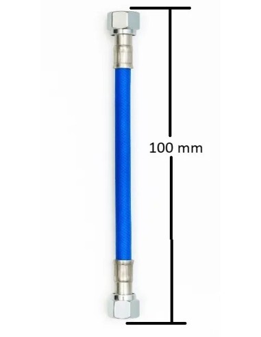 tubo de moto acero 100mm frentubo a06 0100 x1blu