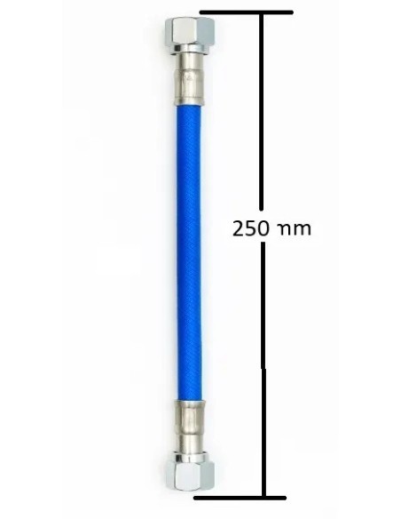 tubo de moto acero 250mm frentubo a06 0250 x1blu