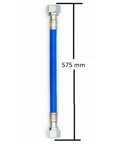 tubo de moto acero 575mm frentubo a06 0575 x1blu