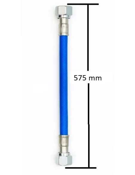 tubo de moto acero 575mm frentubo a06 0575 x1blu