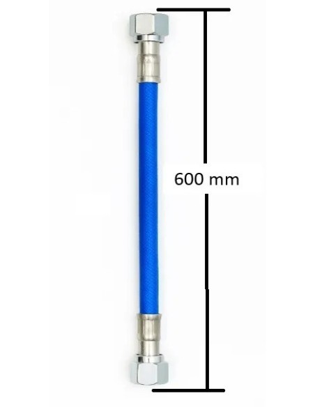 tubo de moto acero 600mm frentubo a06 0600 x1blu