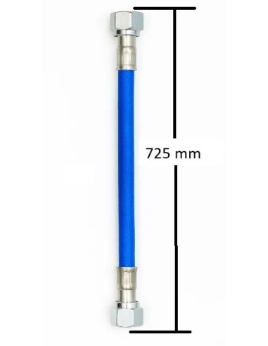tubo de moto acero 725mm frentubo a06 0725 x1blu