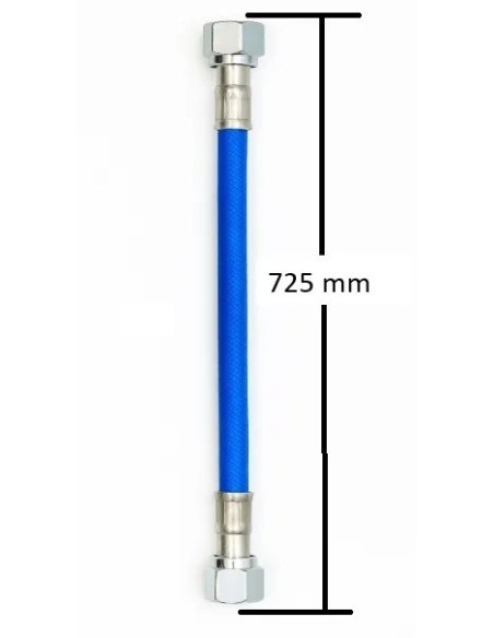 tubo de moto acero 725mm frentubo a06 0725 x1blu