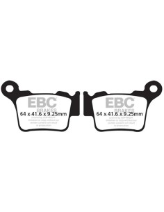 pastillas de freno traseras sinterizadas ebc fa368r off road