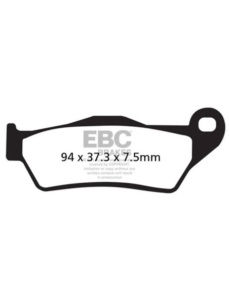 pastillas de freno ebc fa181tt semi metalicas serie tt