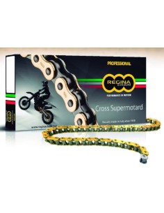 cadena regina 420 rh2 cross supermotard 124rh2 012 130 pasos regina rg420rh2x130