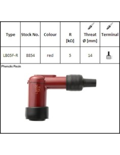 pipa bujia moto ngk 8031 lb05fr