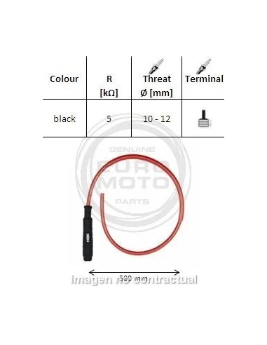 pipa bujia de moto ngk 8393 sd05fmc