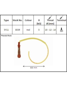 pipa bujia de moto ngk 8539 sy11