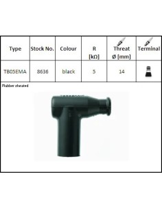 pipa bujia de moto ngk 8536 tb05ema 2