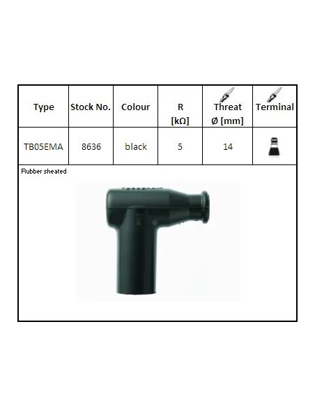 pipa bujia de moto ngk 8536 tb05ema