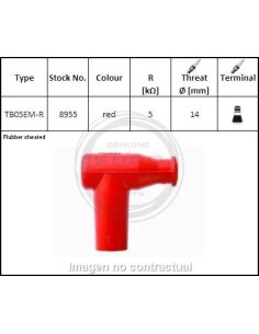 pipa bujia de moto ngk 8955 tb05emr