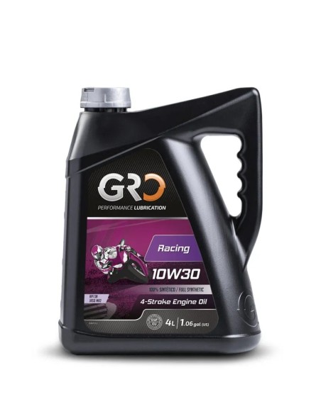 aceite de motor gro racing 10w30 4 litros 9007360