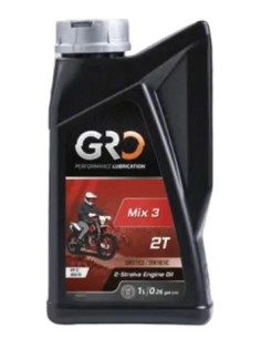 aceite para mezcla motores 2 tiempor gro mix3 2t 1 litro 9020890